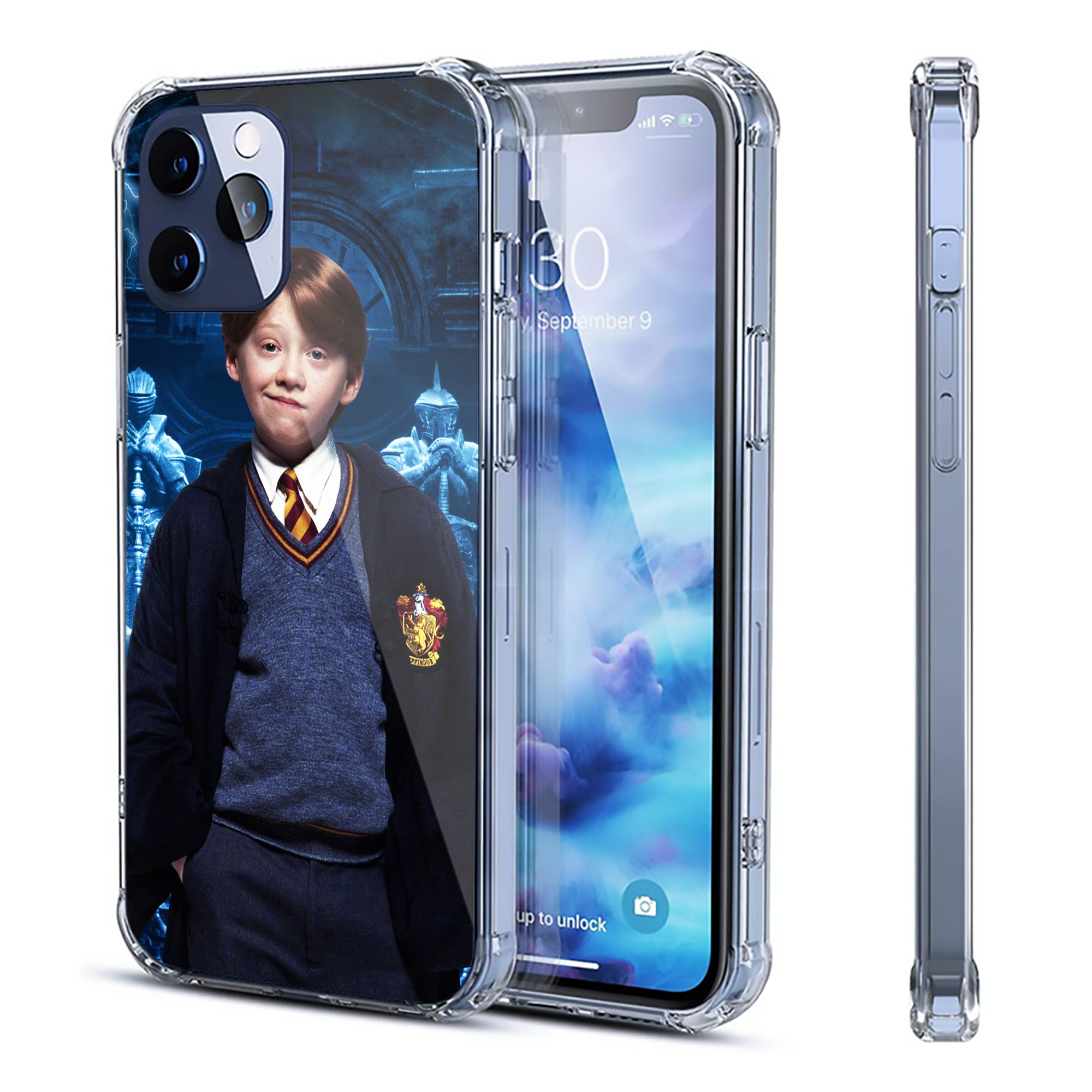 （画像用） Harry Potter ハリー・ポッターシリーズ 【iPhone 12シリーズ対応】透明スマホケース（クリアソフトケース）
